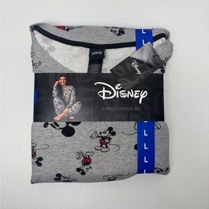 NWT Disney Mickey Mouse Gray 2-Piece Lounge Set